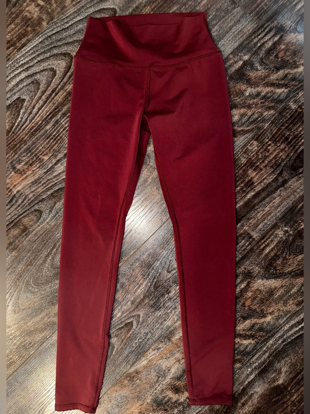 ALO YOGA High-Waist Leggings in Burgundy Size Small